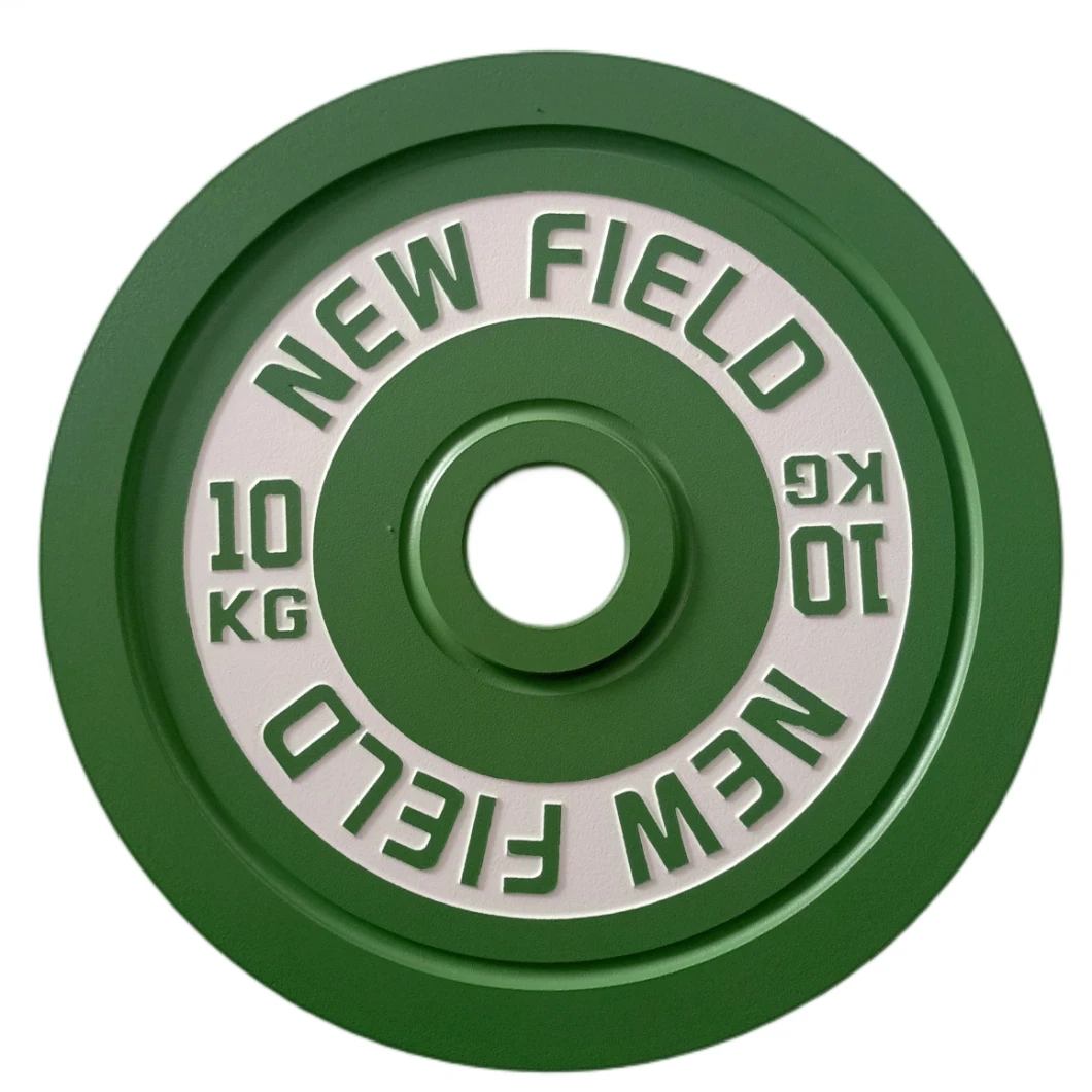 Newfield Fitness Equipment Ipf 0.25-25kg Gym Steel Disc Fractional Barbell Bumper Metal Calibrated Powerlifting Plates with Weight Tolerance +-10g