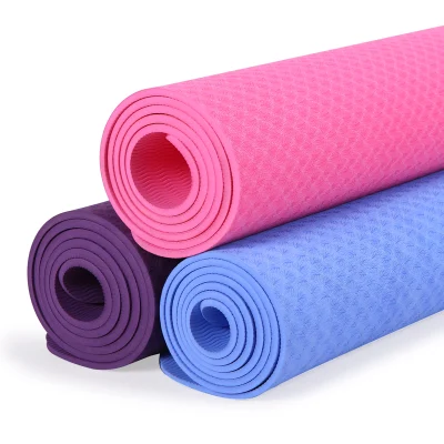 Non-Slip Rubber Yoga Gym Mat for Carpet Indoor Exercise