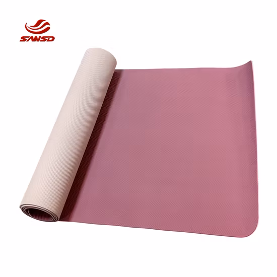 Factory Price High Elastic Yoga Mat Pilates Anti-Tear High Density Non Slip TPE Yoga Mat