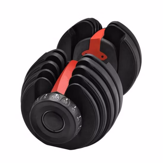 Wholesale Adjustable Dumbbells Set Quick and Easy to Switch Weight Level Free Weights for Home Gym Exercise Training