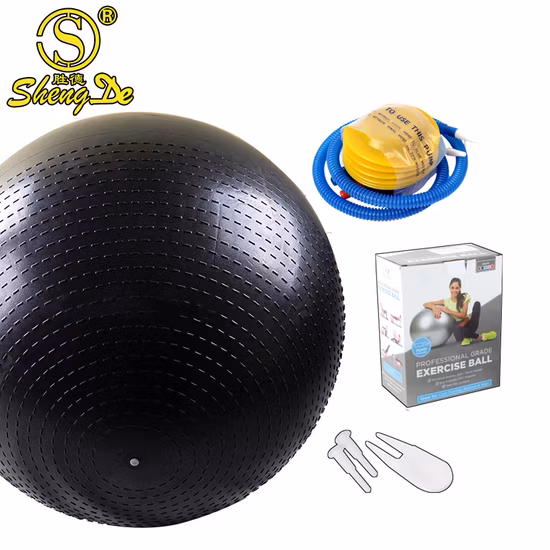 Eco-Friendly Custom Color Gym Exercise Anti Burst PVC Yoga Ball