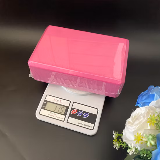 Color Dance Practice Brick Print Logo Black EVA Foam Yoga Block for Home Gym Exercise Pilate Support Workout Set