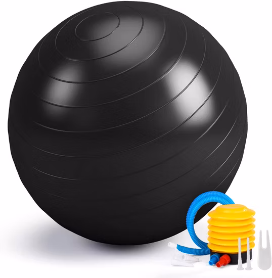 Exercise Gym Anti-Burst Inflatable Custom Logo PVC Balance Yoga Ball